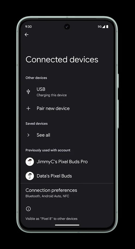 New connected devices feature