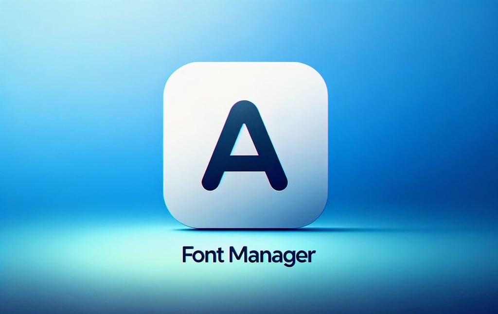 Font Manager android news